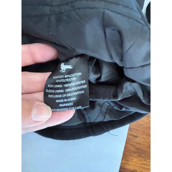 Modern Amusement Black Button Up Jacket Size Large - Picture 8 of 8